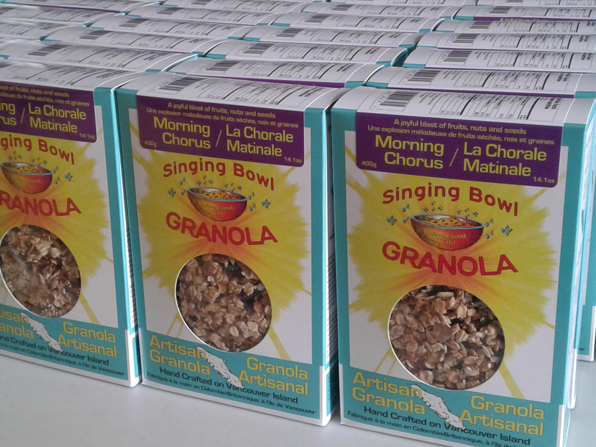 If you ate today, thank a food processor! Singing Bowl Granola