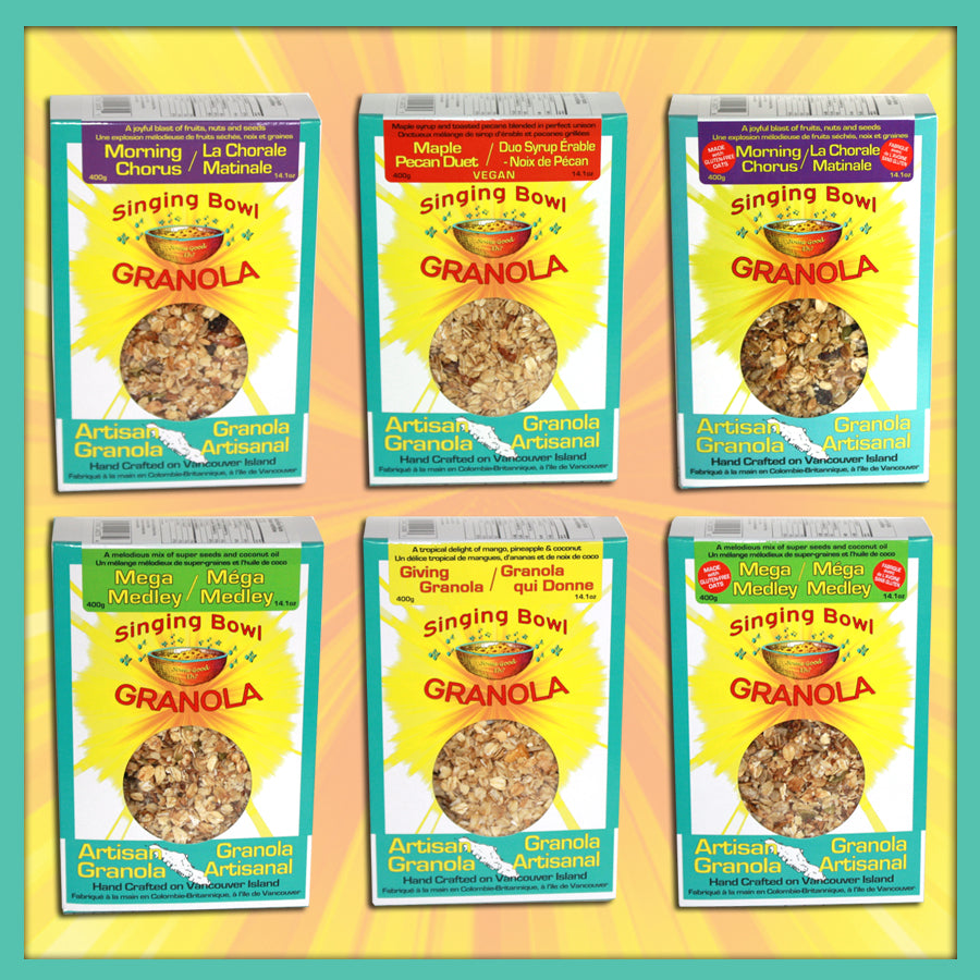 Buy Online Artisan Granola, handmade on Vancouver Island Singing