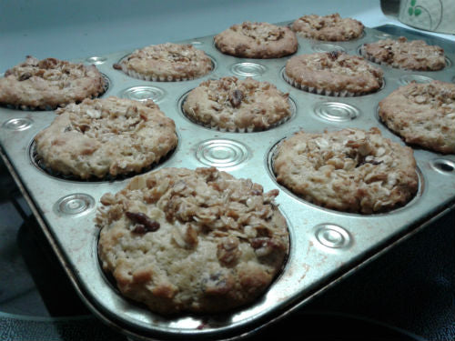 Maple-Pecan Duet Crunchy-Top Muffins
