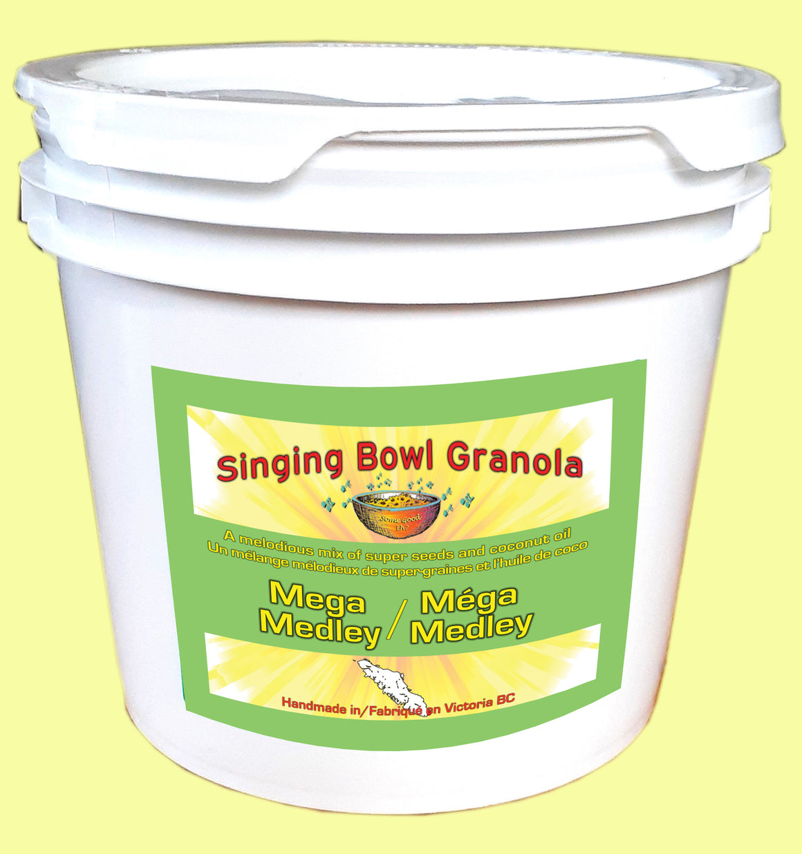 Artisan Granola, Handmade on Vancouver Island. Singing Bowl Granola