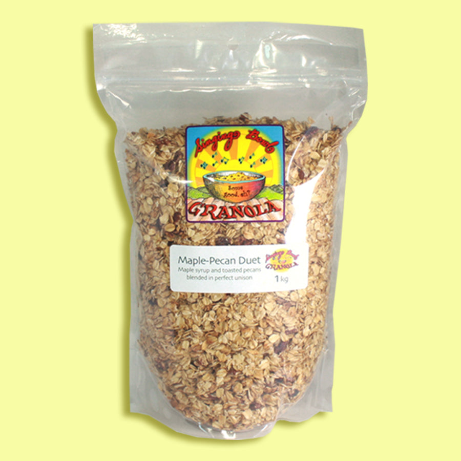 Artisan Granola, Handmade on Vancouver Island. Singing Bowl Granola