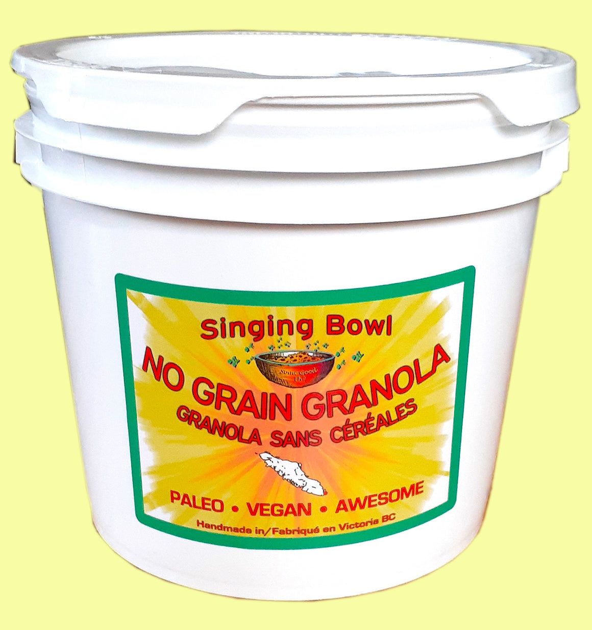 Artisan Granola, Handmade on Vancouver Island. Singing Bowl Granola