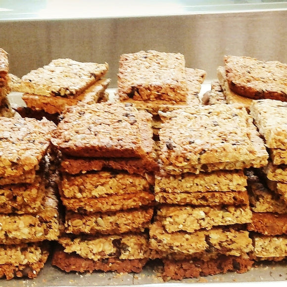 Nut Butter Protein Bars from Singing Bowl Granola